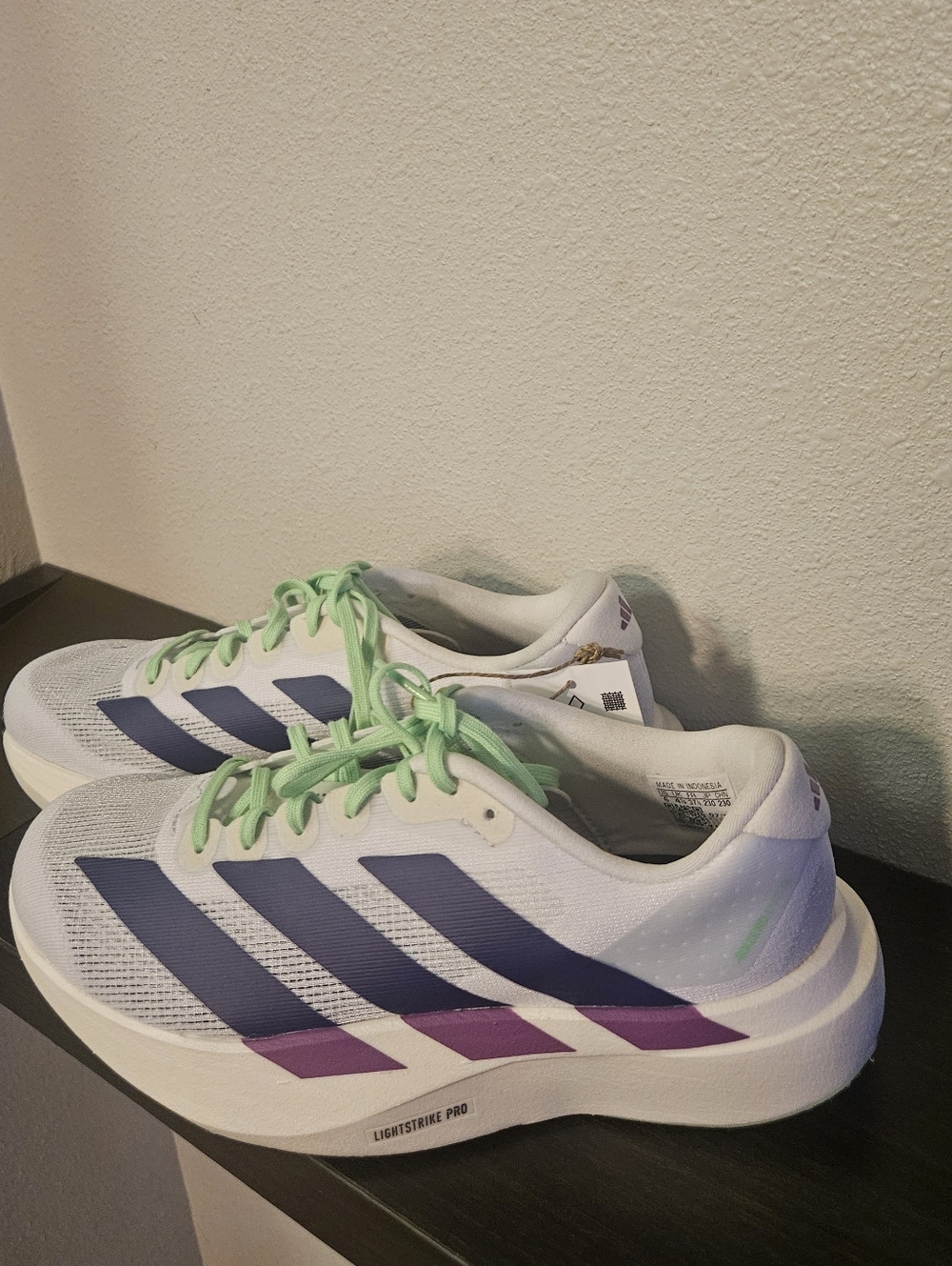 Adidas AdiZERO Evo SL "Lime Burst"Men's Size 6 Women's Size 7 New Sneakers - Picture 4 of 4